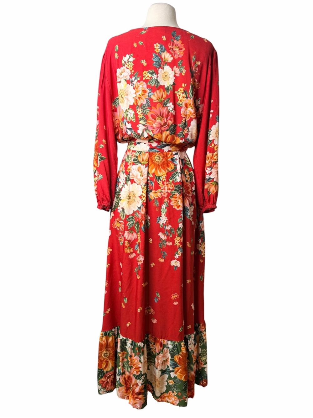 FARM Rio NWT Floral Wrap Dress. Size Large. - Picture 4 of 10
